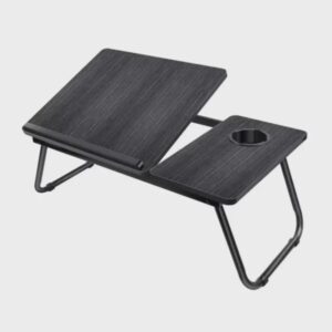 Folding Laptop Bed Desk Tray with Cup Holder - Portable Lap Desk Table