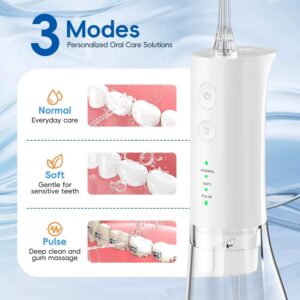 Electric Water Flosser Rechargeable Water Flossers for Teeth Clean Waterproof Fl