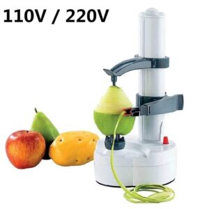 Automatic Potato Peeler Electric with 3 Blades 220V 110V Peeler Apple Paring Mac