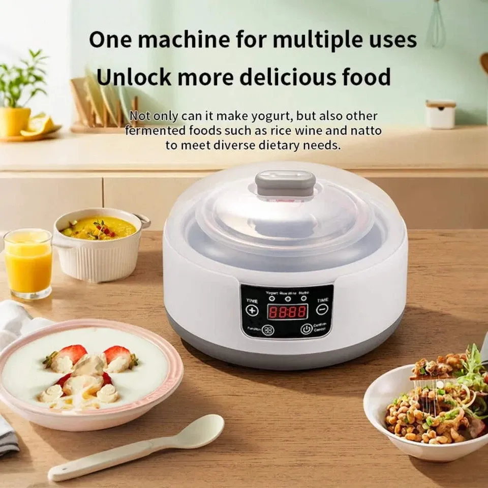 Electric Mini Yogurt Maker Automatic Multifunctional Yogurt Machine Kitchen Rice